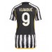 Juventus Dusan Vlahovic #9 Voetbalkleding Thuisshirt Dames 2023-24 Korte Mouwen